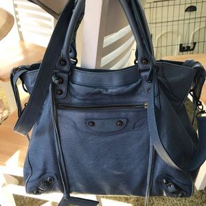 Balenciaga Velo Satchel with Crossbody Strap